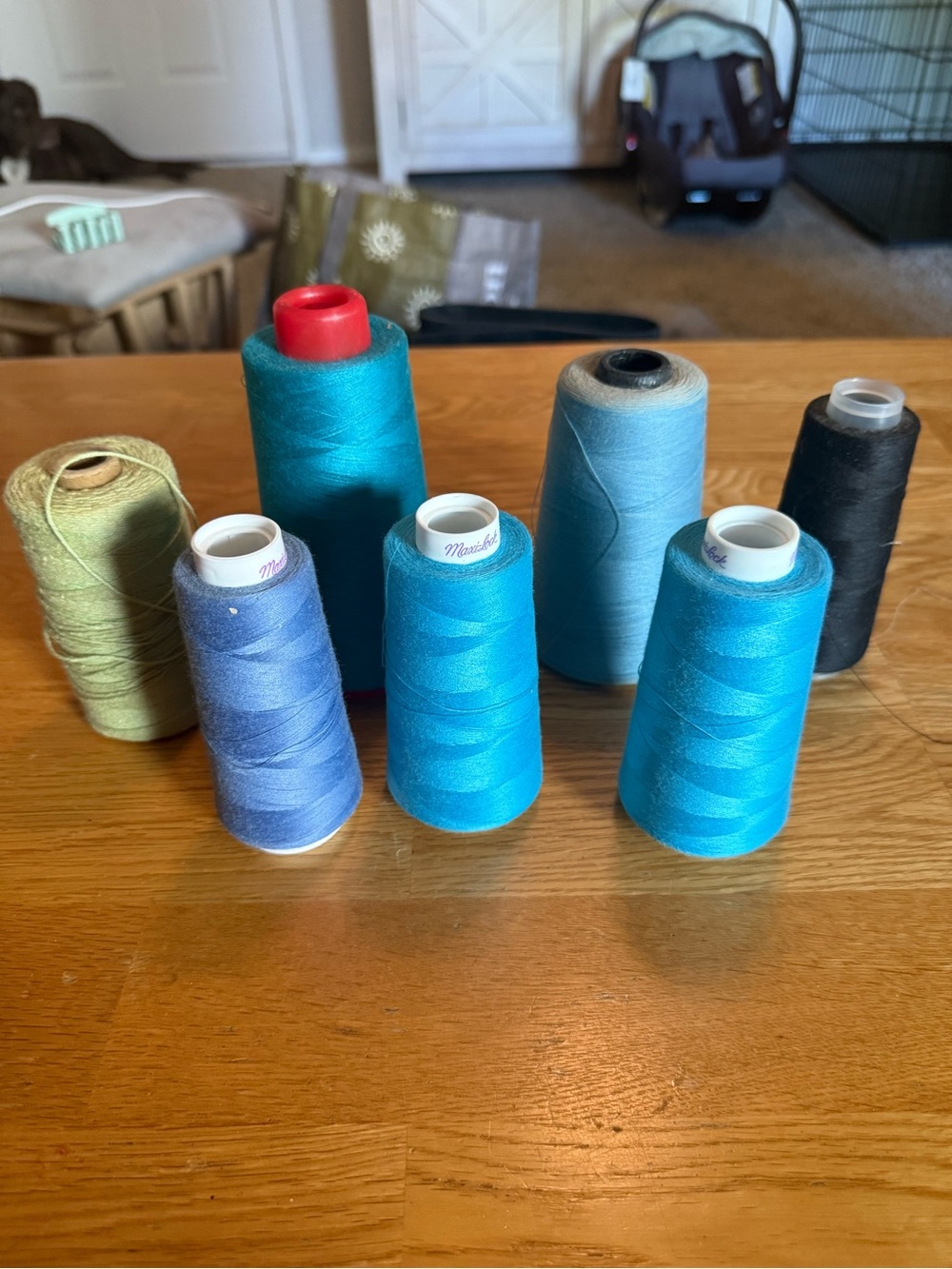 Blue & Teal Sewing Thread Set - Assorted Blues